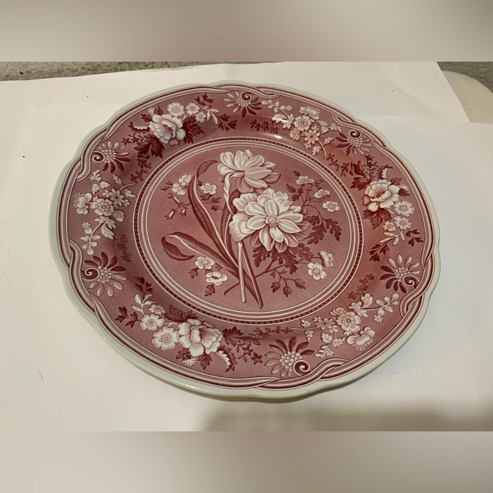 The Spode Archive Collection Georgian Series Floral Ceramic Dinner Plate G1